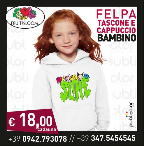 Felpa cappuccio tascone - cappuccio,