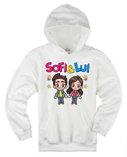 Felpa bianca Cappuccio me